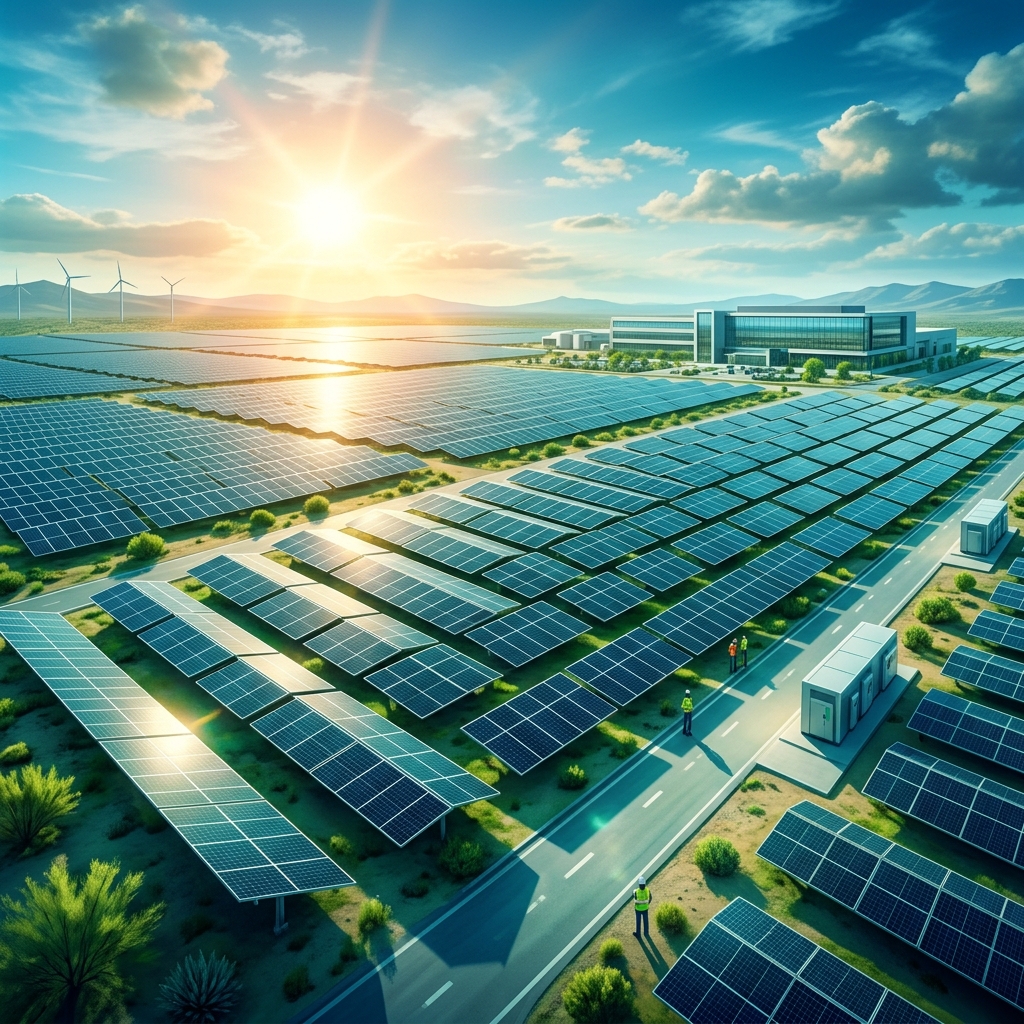 Panneaux solaires modernes et nouvelles technologies